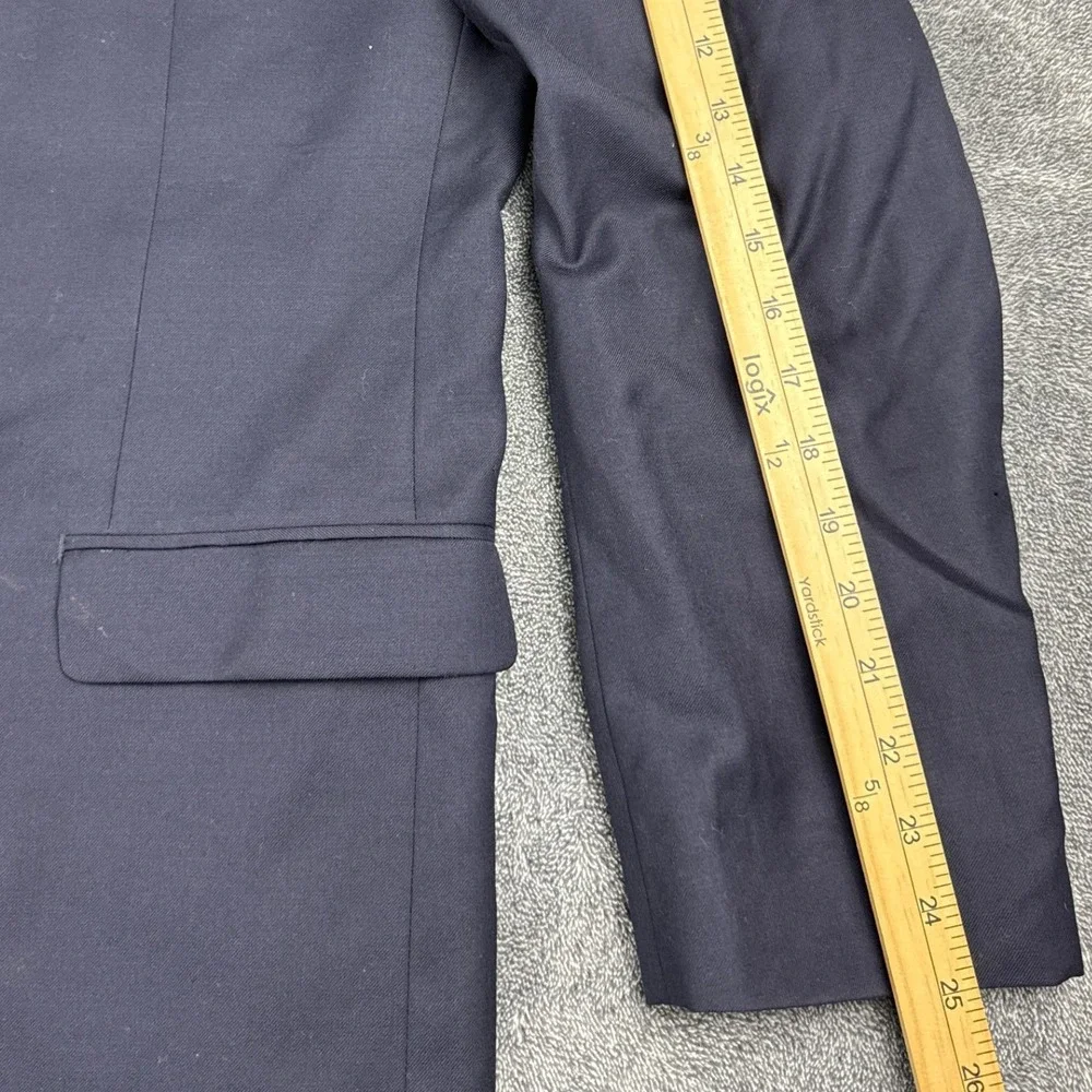 Lauren Ralph Lauren Men Navy Blue Blazer Gold Crest Buttons Sport Suit‎ Jacket